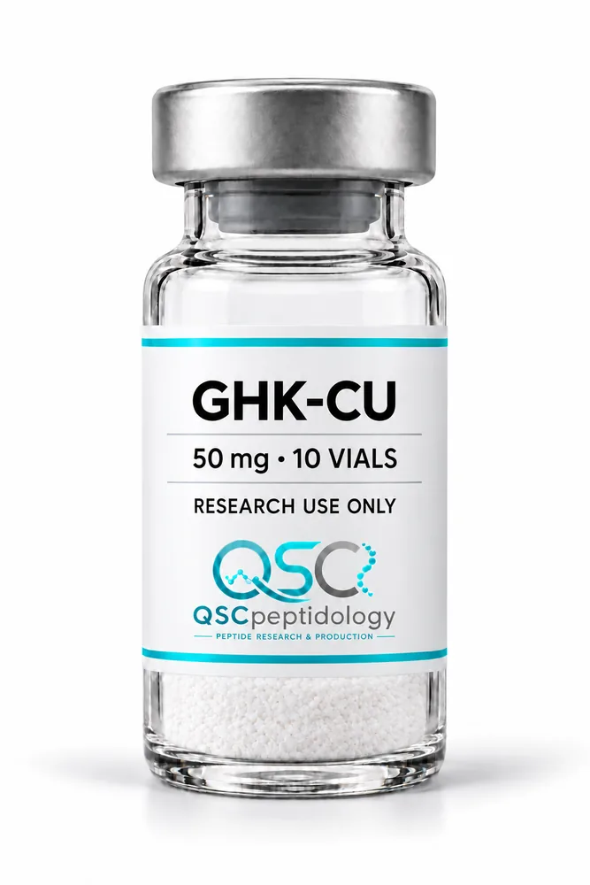 GHK-Cu 50mg (Balenie s 10 injekčnými liekovkami) QSC Peptidology